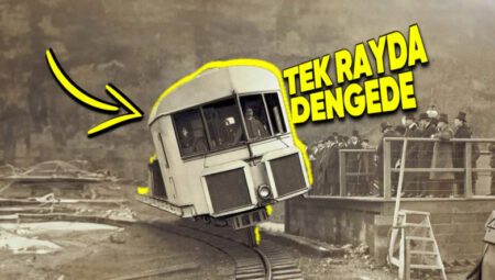 Fizik Kurallarına Meydan Okumak İçin Geliştirilmiş, Tek Rayda İstikrarda Gidebilen Bu Tren Neden Tarihe Karıştı?